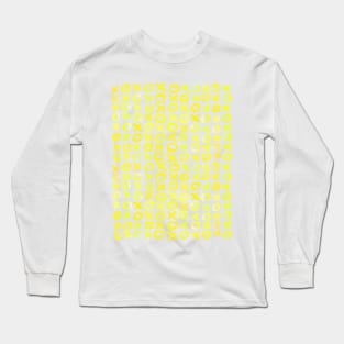 Xoxo valentine's day - yellow Long Sleeve T-Shirt